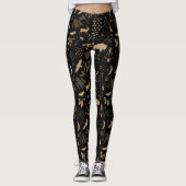 Leggings Buffalo Adventures Motif Kraft Paper ID599 (Devant)