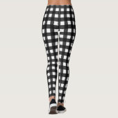 Leggings Buffalo blanc grand plaid (Dos)