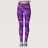Leggings Buffalo Mafia Imprimé Zèbre (Devant)