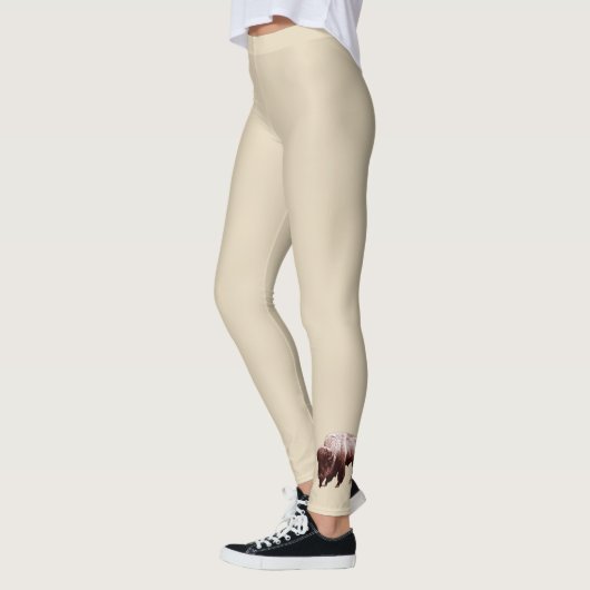 Leggings Buffle beige unique (Gauche)
