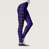 Leggings Buffle Bleu Grande Plaid (Droite)