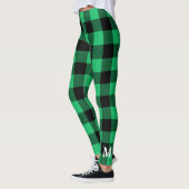 Leggings Buffle vert et noir En vichy Holiday Le (Gauche)
