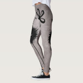 Leggings Bug Fleur Malin - Vintage Créature Gothique (Gauche)
