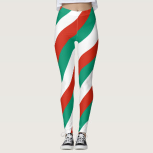 Leggings Bulgarie Couleurs du drapeau national diagonales t