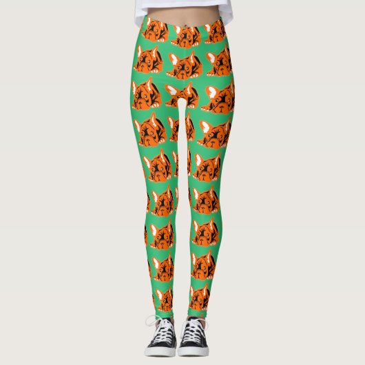 Leggings Bulldogs français (Devant)