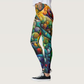 Leggings Bulle multicolore (Gauche)