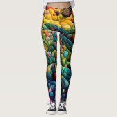 Leggings Bulle multicolore (Devant)