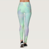 Leggings Bulles Abstraites dans les couleurs pastel Watery (Dos)