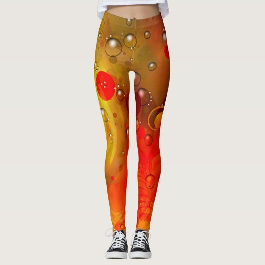 Leggings Bulles artistiques (Devant)