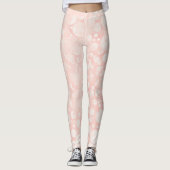 Leggings Bulles blanches roses pois (Devant)
