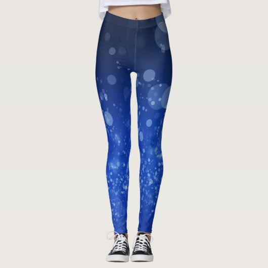 Leggings Bulles Bleues (Devant)