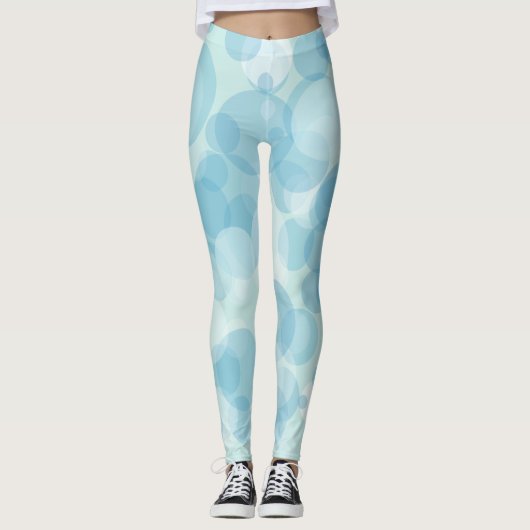 Leggings Bulles bleues (Devant)