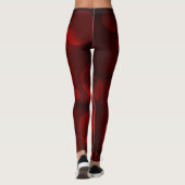 Leggings Bulles cramoisies (Dos)