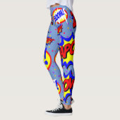 Leggings Bulles de texte personnalisées pour bande dessinée (Gauche)
