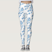Leggings - Bulles en Bleu (Devant)