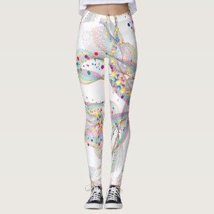 Leggings Bulles en motif multicolore