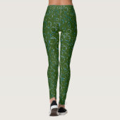 Leggings Bulles Motif 02.FR.b Dgreen BG (Dos)
