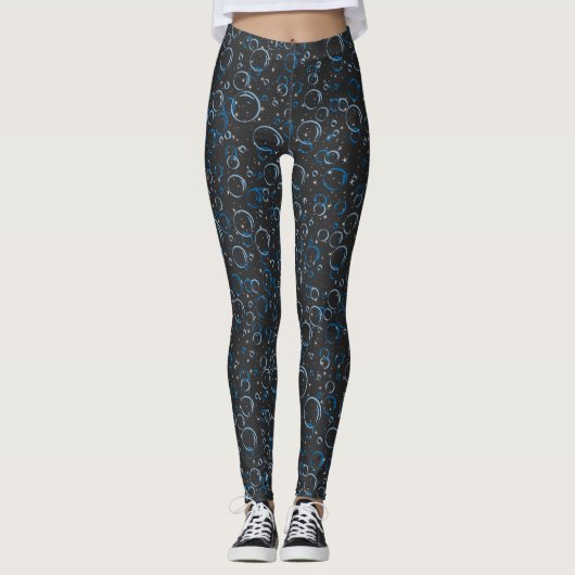 Leggings Bulles Motif 02.FR.b Dgrey BG (Devant)