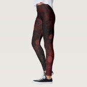 Leggings Bulles rouges foncées (Gauche)