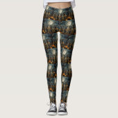 Leggings Bullmastiff Halloween Éffrayant (Devant)