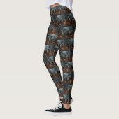 Leggings Bullmastiff Halloween nuit chien délice (Gauche)