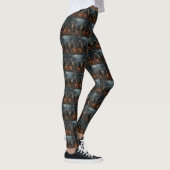 Leggings Bullmastiff Halloween nuit chien délice (Droite)