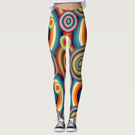 Leggings Bullseyes colorés (Devant)