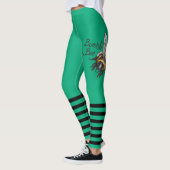 Leggings Bumble Bee green (Gauche)