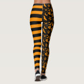 Leggings Bumble Bee Stried Halloween Éffrayante sorcière Pl (Dos)