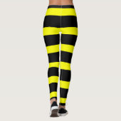 Leggings Bumble Bee Stripes Costume jaune et noir (Dos)