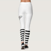 Leggings Bumble Bee White (Dos)