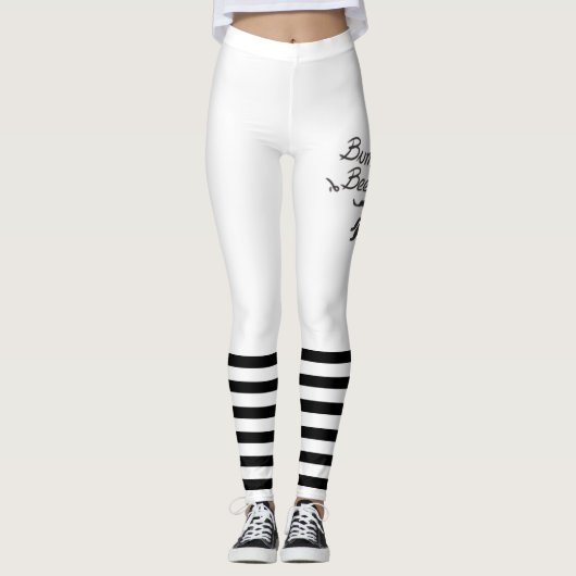 Leggings Bumble Bee White (Devant)