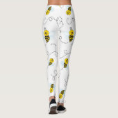 Leggings Bumblebee volant Jaune Noir Bumble Bee (Dos)