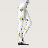 Leggings Bumblebee volant Jaune Noir Bumble Bee (Droite)