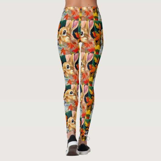 Leggings Bunny d'automne (Dos)