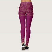 Leggings Burgundy Lace (Dos)