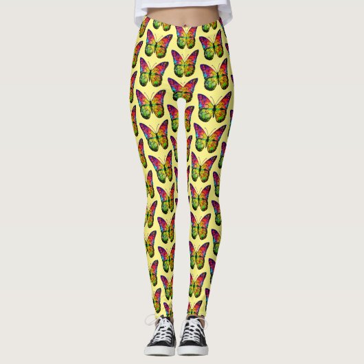 LEGGINGS BUTTERFLY ABSTRAIT (Devant)
