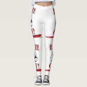 Leggings Buzz rouge désactivé (Devant)