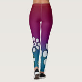 Leggings Cabana rouge et bleu (Dos)