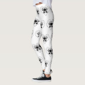Leggings Câble Barbelé Coeur Black Spades Thunder_Cove (Gauche)