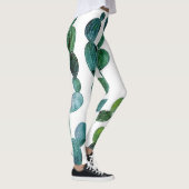 Leggings Cactus Craze : Tendance de l'aquarelle tropicale (Droite)