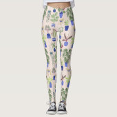 Leggings Cactus Succulent rose pâle (Devant)