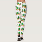 Leggings Cactus trio chantante mignonne dessin animé (Dos)