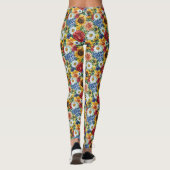 Leggings Cadeau d'anniversaire | Composition florale vibran (Dos)