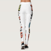 Leggings Cadeau de conception rétro de danse tap pour danse (Dos)