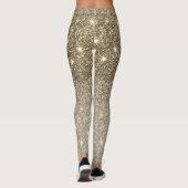 Leggings Cadeau moderne Parties scintillant or étincelles (Dos)