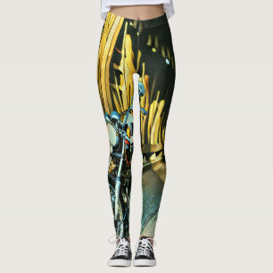 Leggings cadeau moto vintage