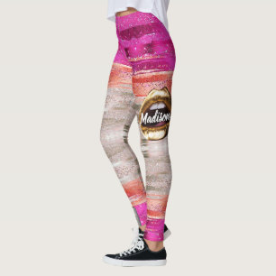 Leggings Cadeau personnalisé pour Anniversaire, Mariée, Mar