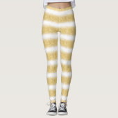 Leggings Cadeau populaire de luxe White Gold Parties scinti (Devant)