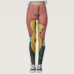 Leggings Cadeau pour musicien guitariste